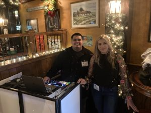 Ricky Ricky, Class of 2015, with 2014 grad Iris Cortés.