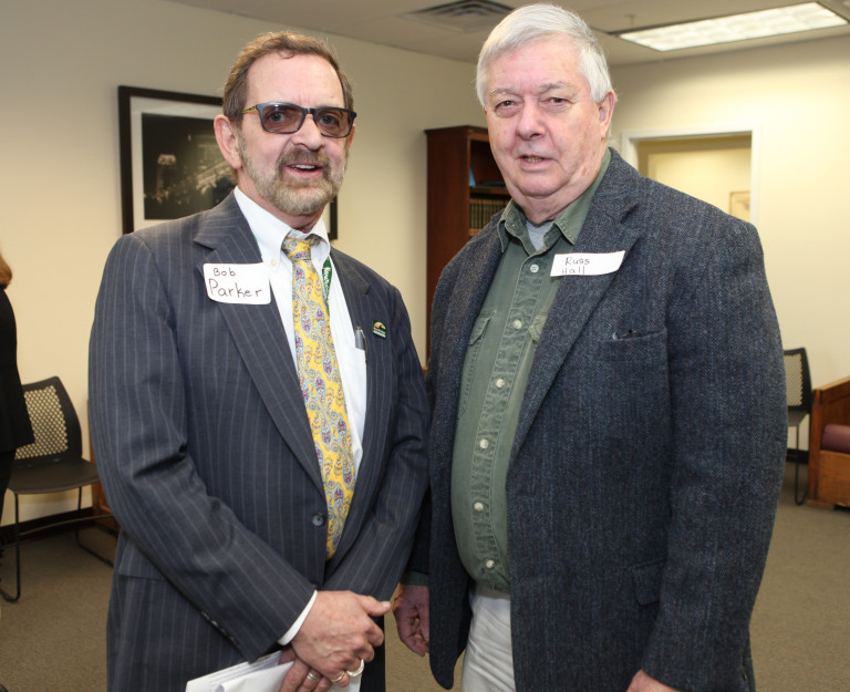 Robert Parker with Russ Hall